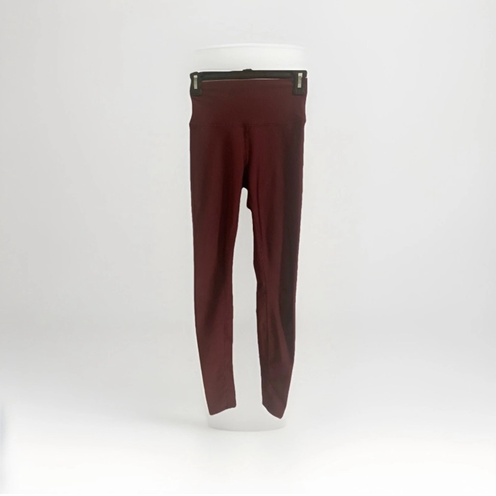 ALO YOGA Women's AIRLIFT Full Length High Waist Legging Burgundy Sz XS